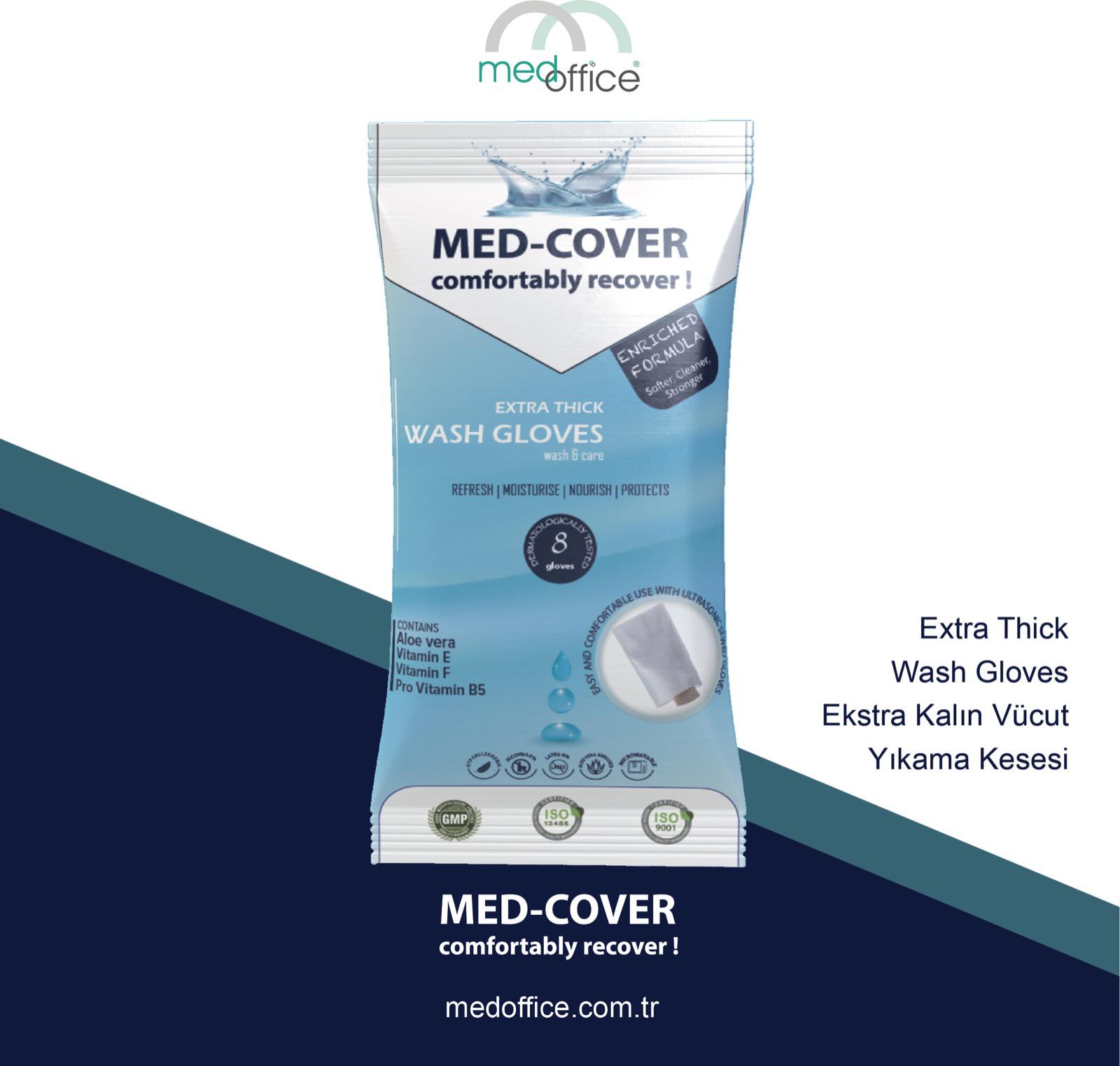 MED-COVER Extra Thick Wash Gloves